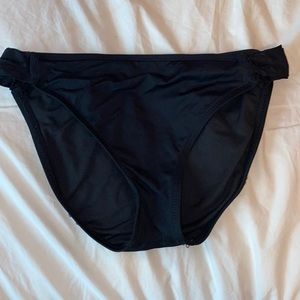 Black bikini swim bottoms